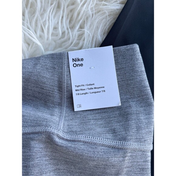 Nike One Dri-Fit Leggings Gray Size Small - Picture 10 of 11